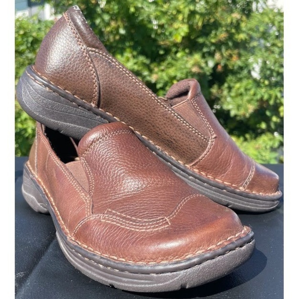 Thom McAn Shirley Loafers Womens 8 Brown Leather Slip On Comfort Shoes HZ75952
